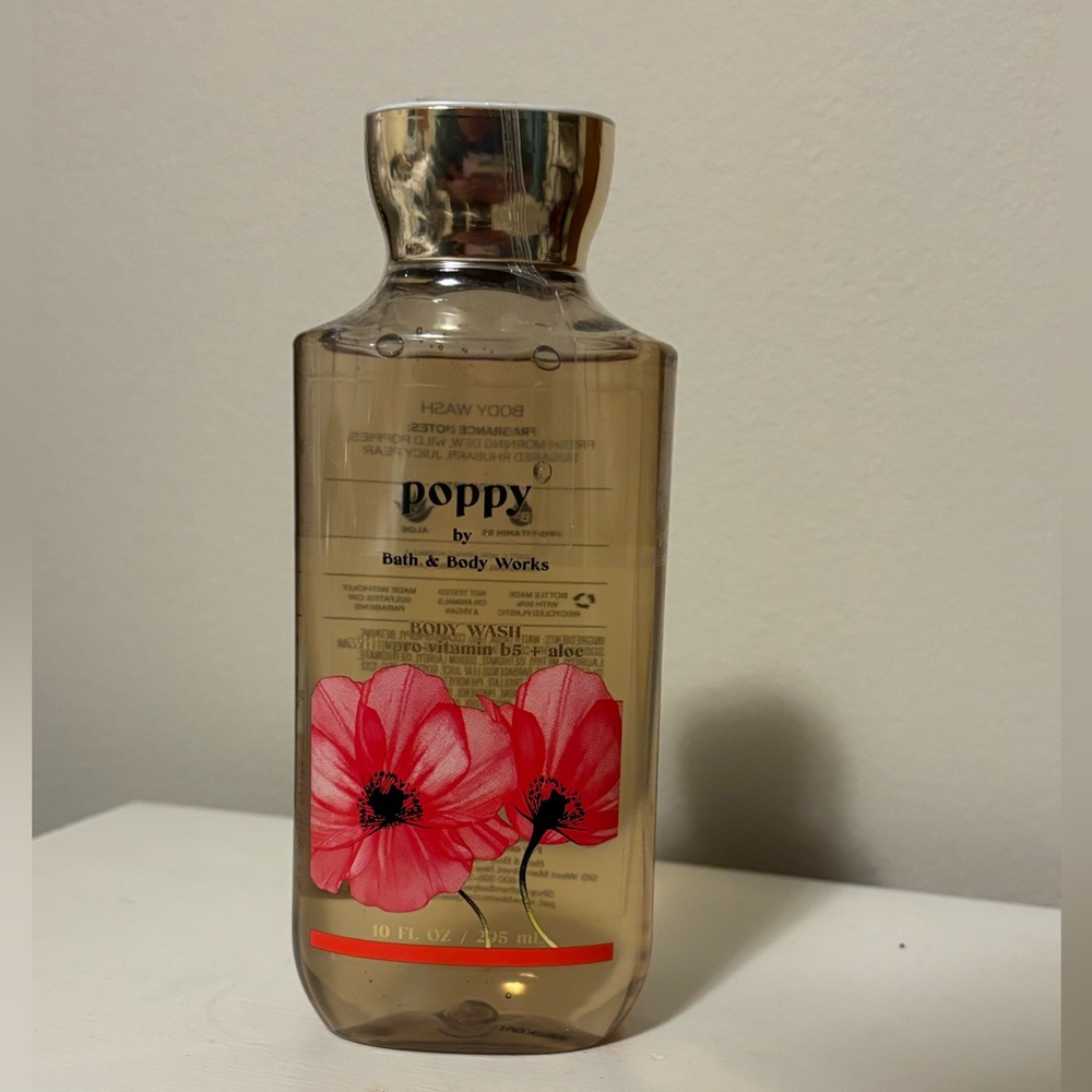 Bath & Body Works Poppy Body Wash - New